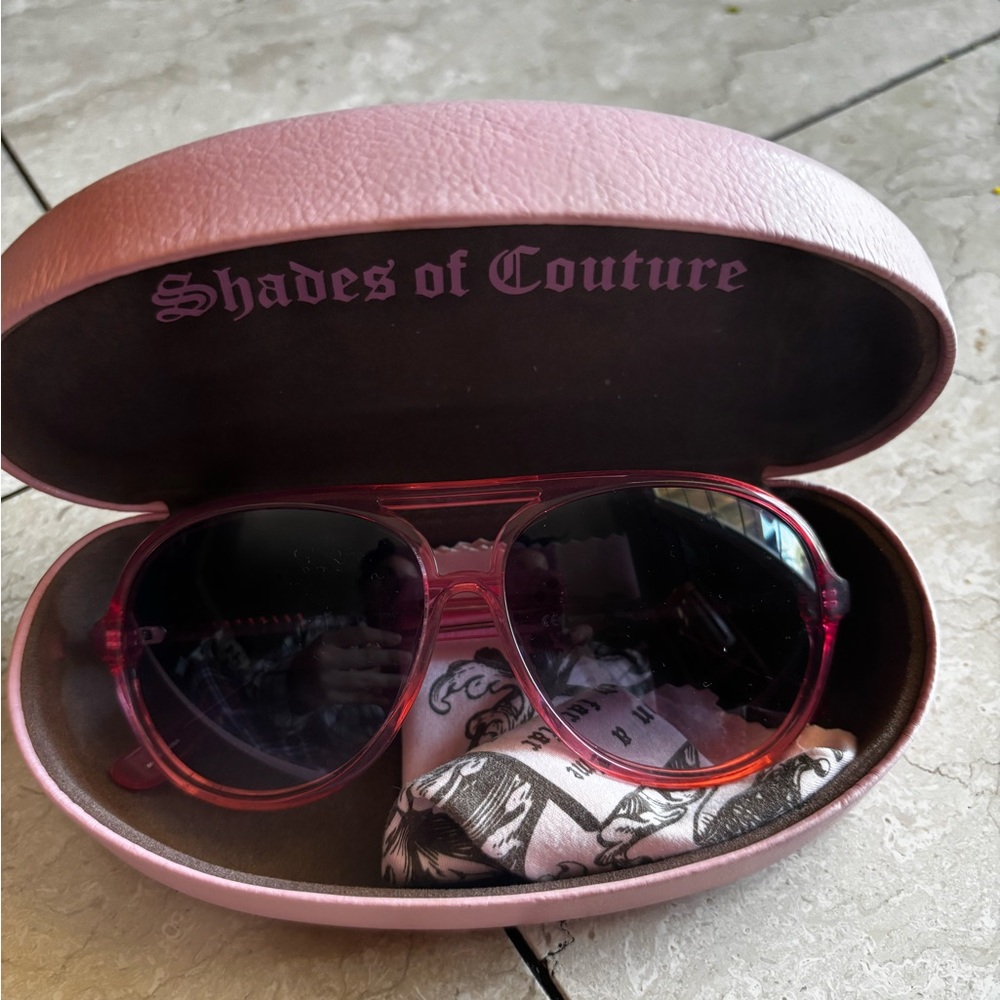 SOLD Y2K JUICY COUTURE PINK SUNGLASSES